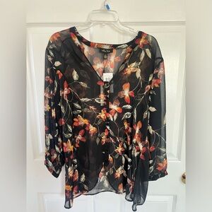 Melissa Paige sheer top